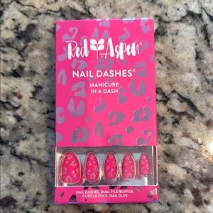 Red Aspen- Cat Nap, Adley Press-On Nails